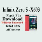 Infinix Zero 5 Firmware (X603 Flash File) Download Without Password