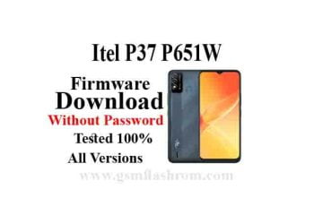 Itel P37 P651W firmware Latest Update Download