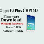 Oppo F3 Plus Firmware CPH1613 Latest Software Update