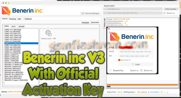 Download Latest Benerin.inc V3.0.0 Tool Login Key for Free