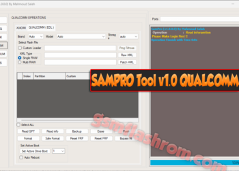 SAMPRO Tool v1.0 QUALCOMM GSMFLASHROM