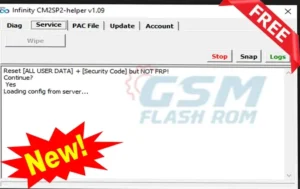 Infinity CM2SP2 Diag Helper v1.09 Tool Factory Resetting SPD
