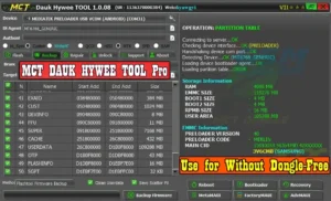 Download MCT Dauk Hywee TOOL Pro v1.0.08 for use without a dongle.