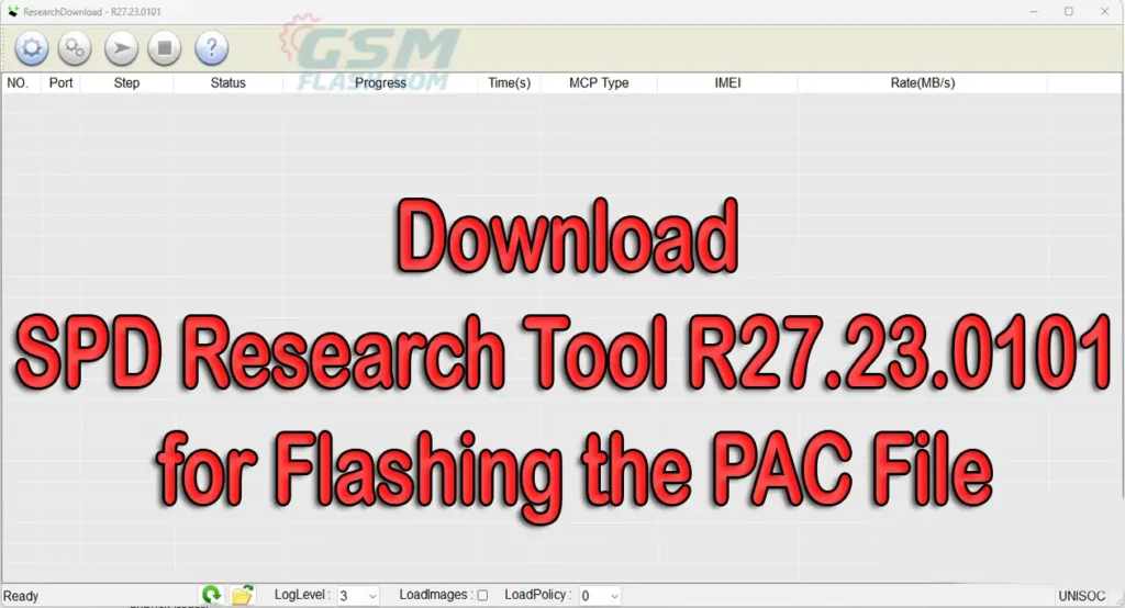 Download SPD Research Tool R27.23.0101 for Flashing the PAC File 1