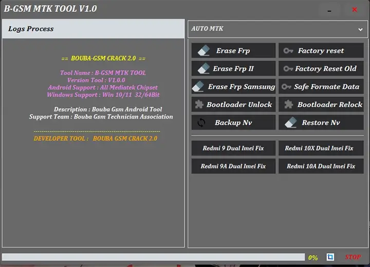 Your Redmi MTK Factory Reset, Unlock, and Repair with B-GSM MTK Tool v1.0 FREE