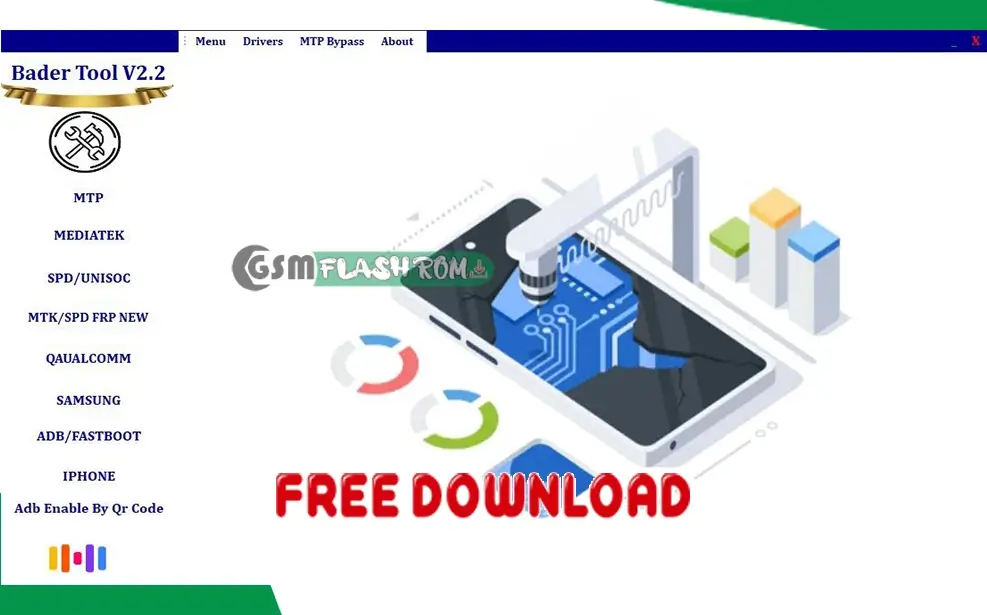 Bader Tool v2.2 Supports MediaTek, Qualcomm, and SPD UniSoc ADB-enabled Samsung Models via QR Code 1