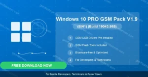 Free Download Windows 10 PRO 21H1 GSM Pack V1.9 ISO File