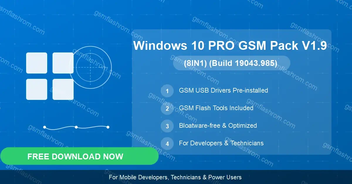 Free Download Windows 10 PRO 21H1 GSM Pack V1.9 ISO File - 