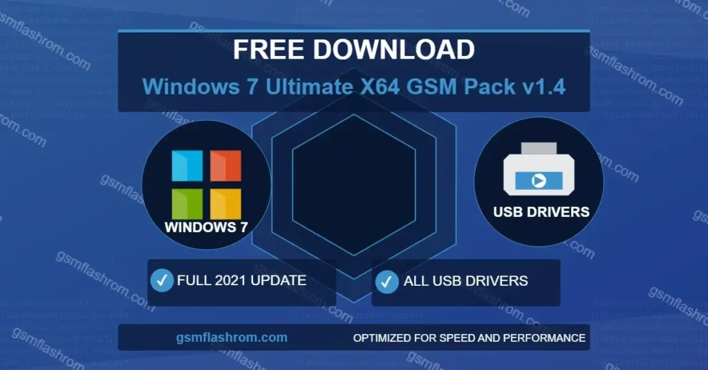 Free Download Windows 7 Ultimate X64 GSM Pack v1.4 ISO 1