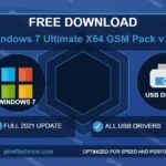 Free Download Windows 7 Ultimate X64 GSM Pack v1.4 ISO