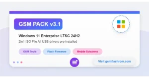 Latest GSM Pack v3.1 for Windows 11 Enterprise LTSC 24H2 ISO