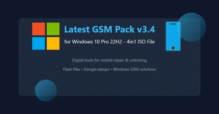 Latest GSM Pack v3.4 for Windows 10 Pro 22H2 – 4in1 ISO File